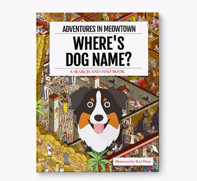 Personalised Australian Shepherd Book: Where's Australian Shepherd? Volume 2